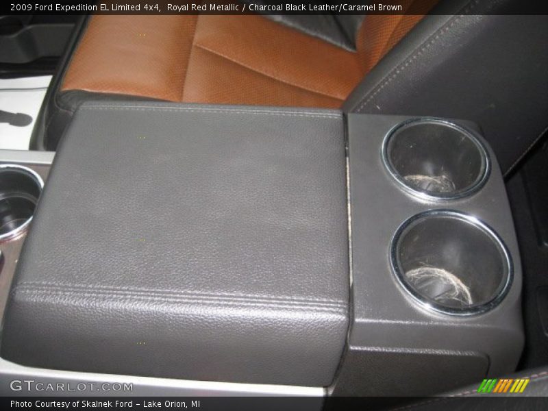 Royal Red Metallic / Charcoal Black Leather/Caramel Brown 2009 Ford Expedition EL Limited 4x4