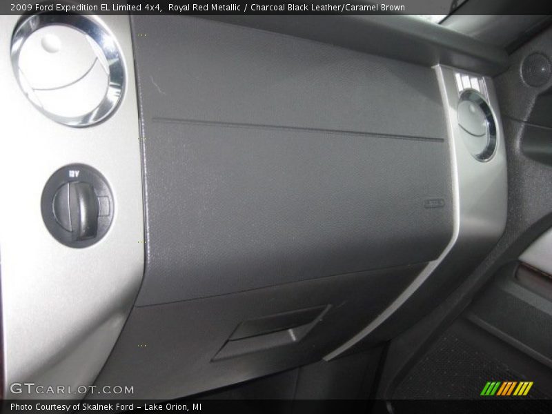 Royal Red Metallic / Charcoal Black Leather/Caramel Brown 2009 Ford Expedition EL Limited 4x4