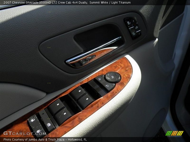 Summit White / Light Titanium 2007 Chevrolet Silverado 3500HD LTZ Crew Cab 4x4 Dually