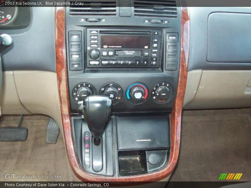 Blue Sapphire / Gray 2003 Kia Sedona LX