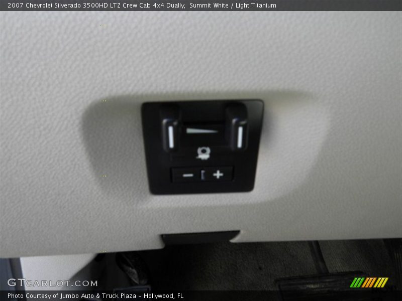 Summit White / Light Titanium 2007 Chevrolet Silverado 3500HD LTZ Crew Cab 4x4 Dually