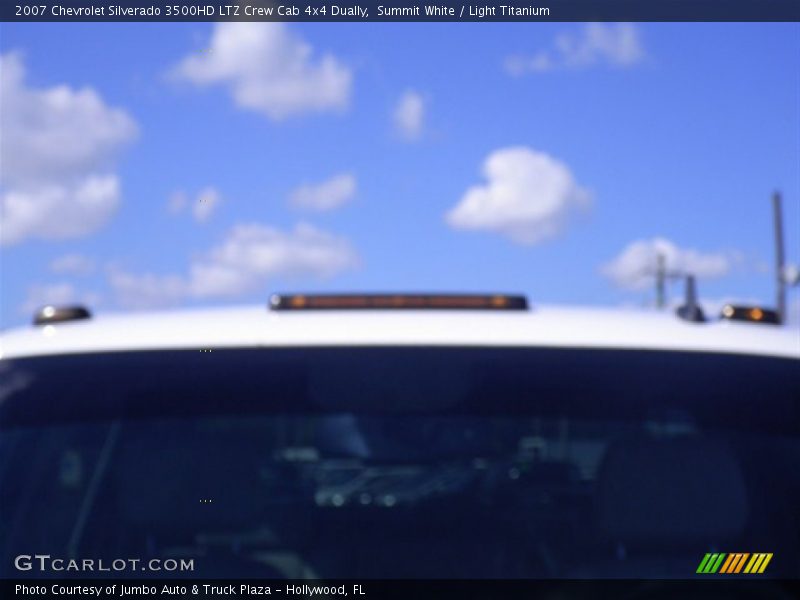 Summit White / Light Titanium 2007 Chevrolet Silverado 3500HD LTZ Crew Cab 4x4 Dually