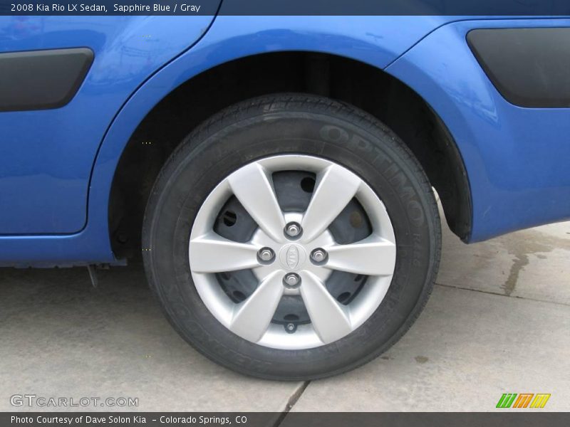 Sapphire Blue / Gray 2008 Kia Rio LX Sedan