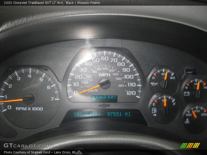 Black / Medium Pewter 2003 Chevrolet TrailBlazer EXT LT 4x4