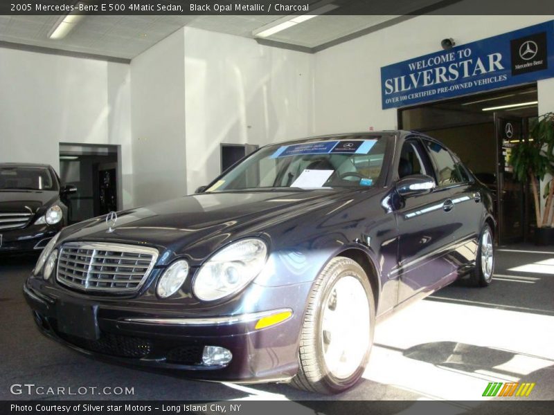 Black Opal Metallic / Charcoal 2005 Mercedes-Benz E 500 4Matic Sedan