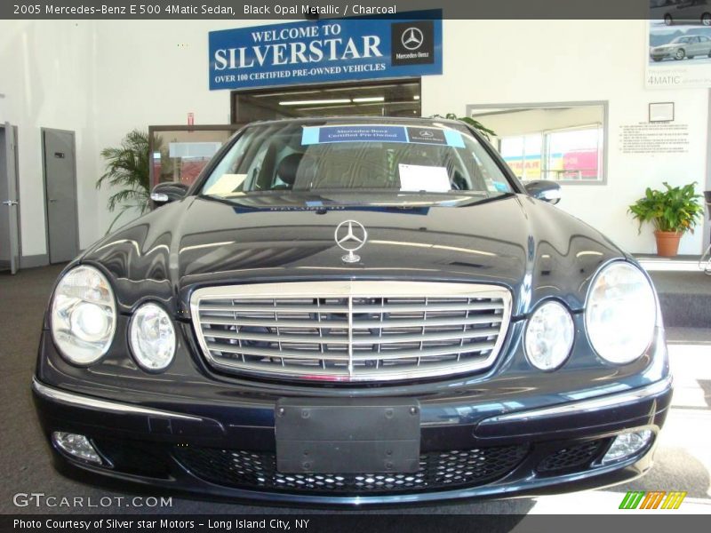 Black Opal Metallic / Charcoal 2005 Mercedes-Benz E 500 4Matic Sedan