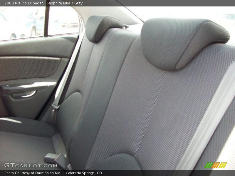 Sapphire Blue / Gray 2008 Kia Rio LX Sedan