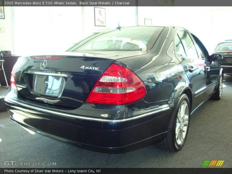 Black Opal Metallic / Charcoal 2005 Mercedes-Benz E 500 4Matic Sedan