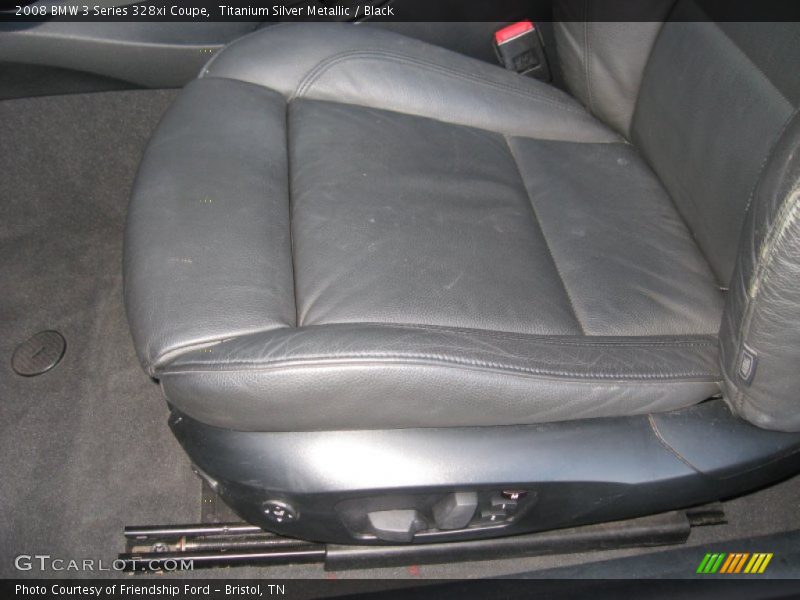 Titanium Silver Metallic / Black 2008 BMW 3 Series 328xi Coupe