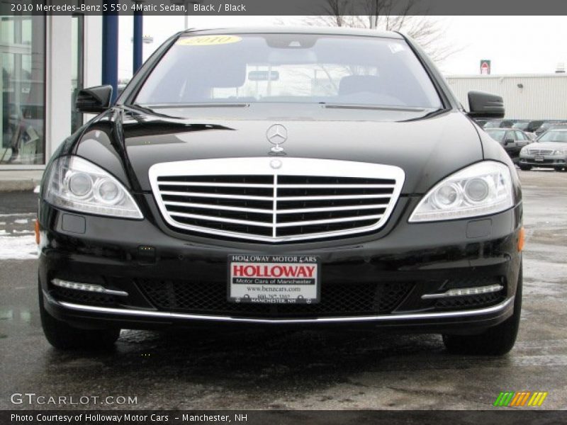 Black / Black 2010 Mercedes-Benz S 550 4Matic Sedan