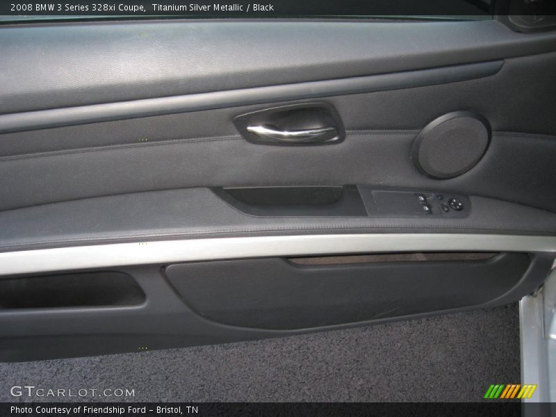 Titanium Silver Metallic / Black 2008 BMW 3 Series 328xi Coupe