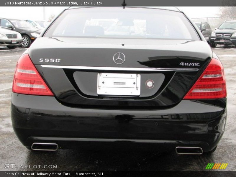 Black / Black 2010 Mercedes-Benz S 550 4Matic Sedan
