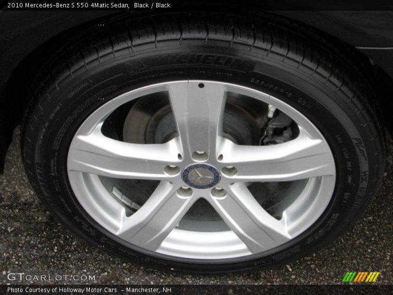 Black / Black 2010 Mercedes-Benz S 550 4Matic Sedan