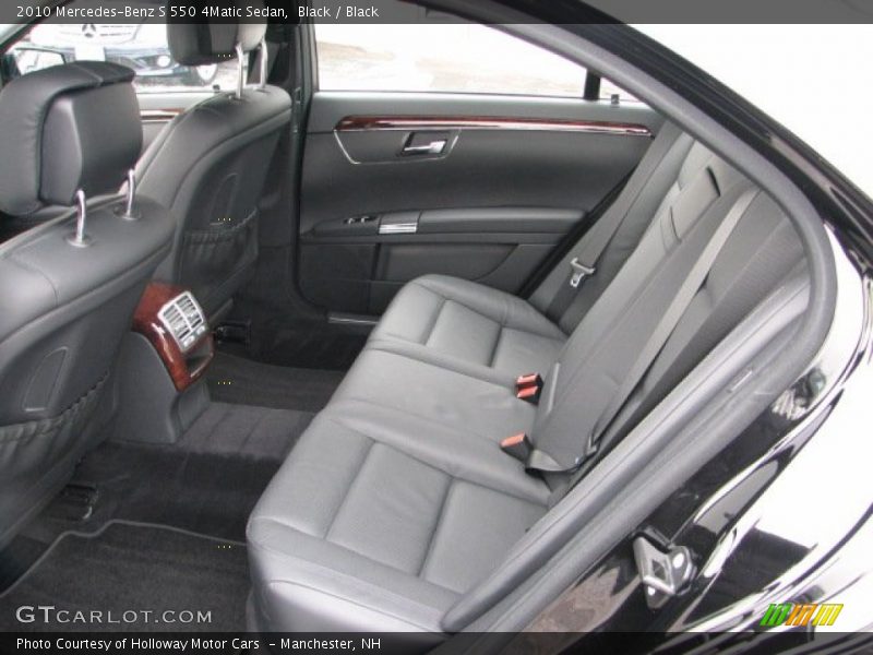 Black / Black 2010 Mercedes-Benz S 550 4Matic Sedan