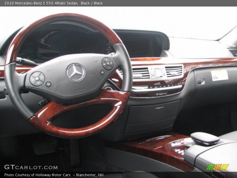 Black / Black 2010 Mercedes-Benz S 550 4Matic Sedan