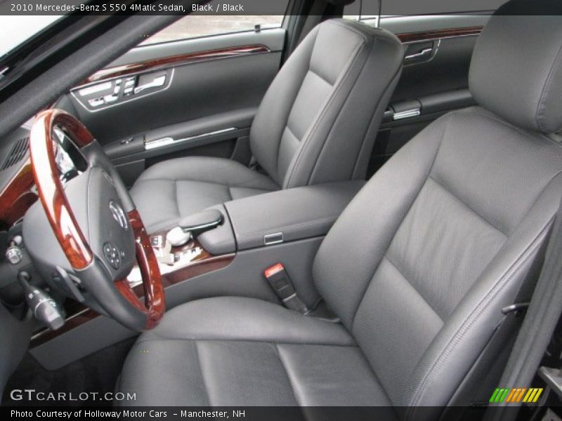 Black / Black 2010 Mercedes-Benz S 550 4Matic Sedan
