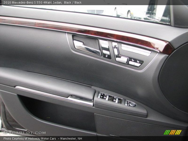 Black / Black 2010 Mercedes-Benz S 550 4Matic Sedan