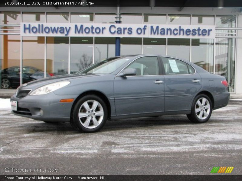 Oasis Green Pearl / Ash Gray 2005 Lexus ES 330