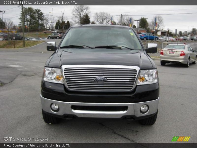 Black / Tan 2008 Ford F150 Lariat SuperCrew 4x4