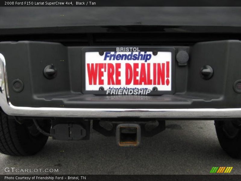 Black / Tan 2008 Ford F150 Lariat SuperCrew 4x4