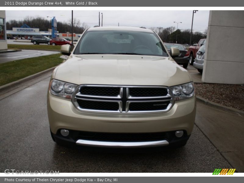 White Gold / Black 2011 Dodge Durango Crew 4x4