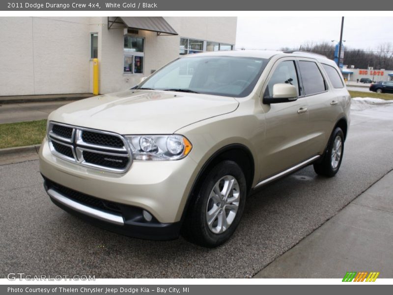 White Gold / Black 2011 Dodge Durango Crew 4x4