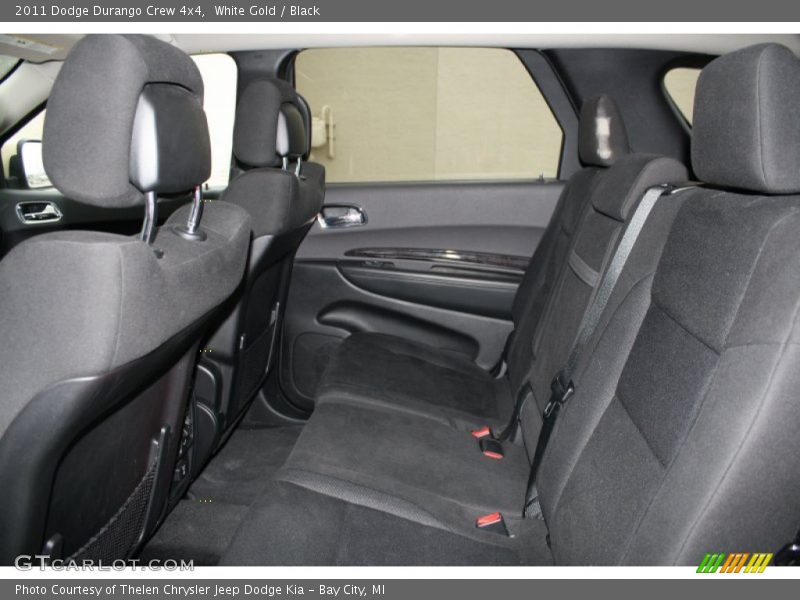 White Gold / Black 2011 Dodge Durango Crew 4x4