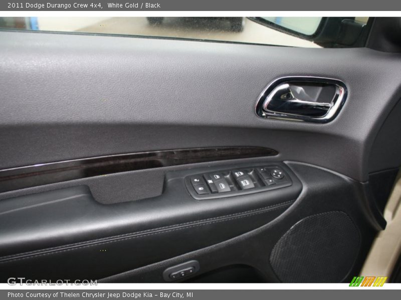 White Gold / Black 2011 Dodge Durango Crew 4x4