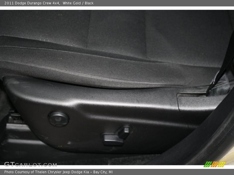 White Gold / Black 2011 Dodge Durango Crew 4x4
