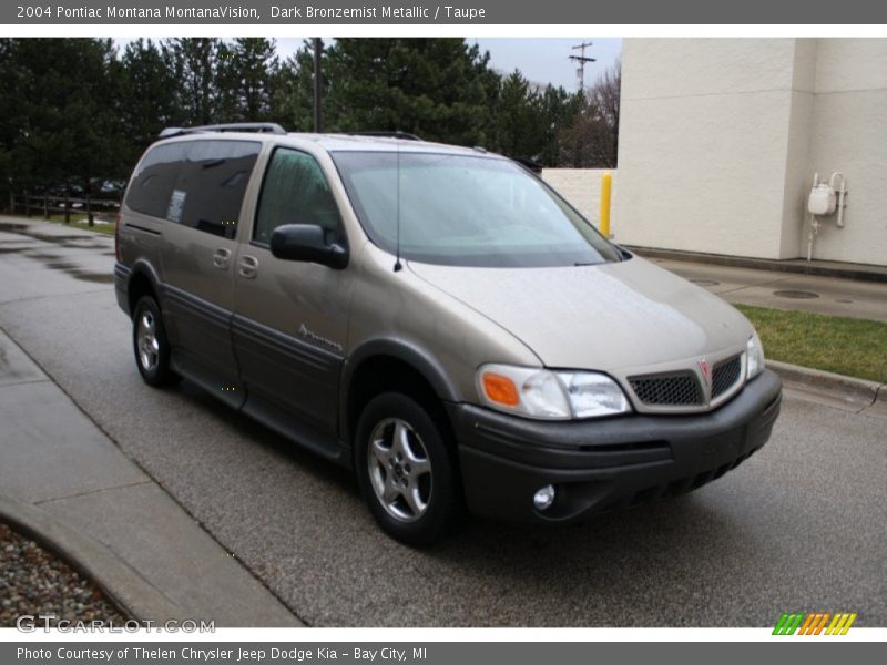 Dark Bronzemist Metallic / Taupe 2004 Pontiac Montana MontanaVision