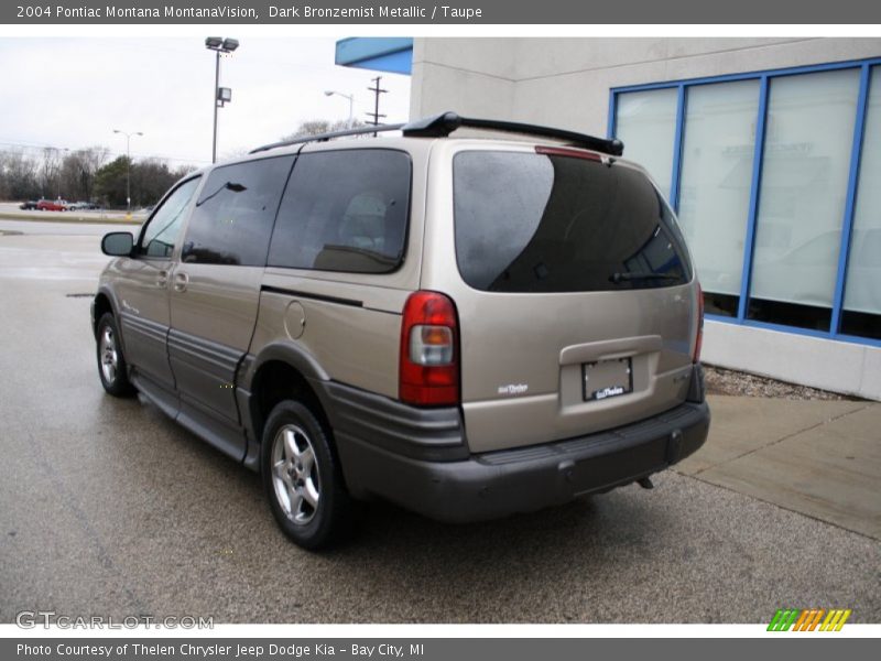 Dark Bronzemist Metallic / Taupe 2004 Pontiac Montana MontanaVision