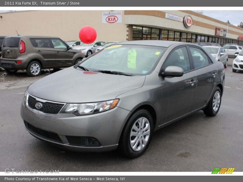Titanium Silver / Stone 2011 Kia Forte EX