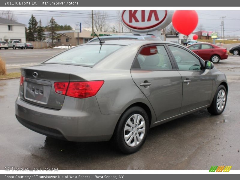 Titanium Silver / Stone 2011 Kia Forte EX