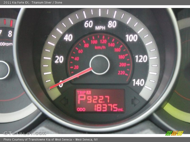 Titanium Silver / Stone 2011 Kia Forte EX