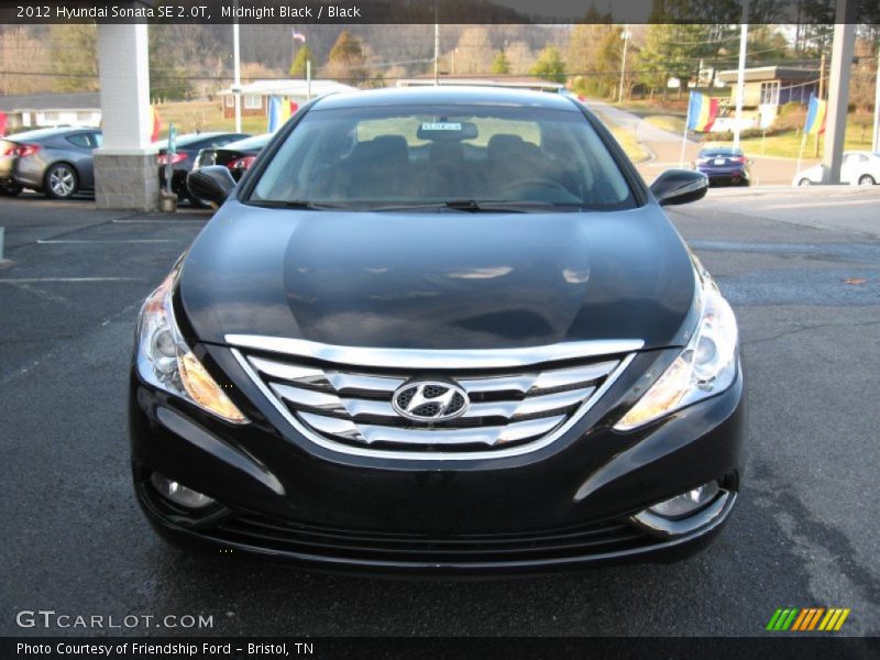 Midnight Black / Black 2012 Hyundai Sonata SE 2.0T