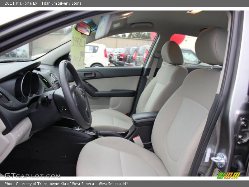 Titanium Silver / Stone 2011 Kia Forte EX
