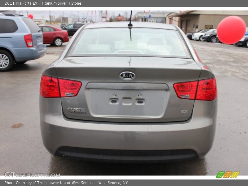 Titanium Silver / Stone 2011 Kia Forte EX
