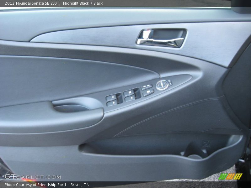 Midnight Black / Black 2012 Hyundai Sonata SE 2.0T