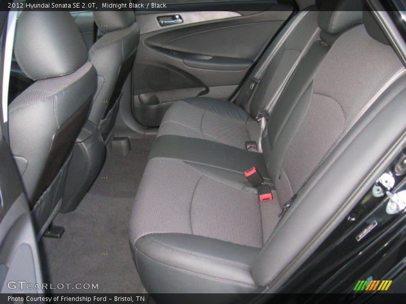 Midnight Black / Black 2012 Hyundai Sonata SE 2.0T