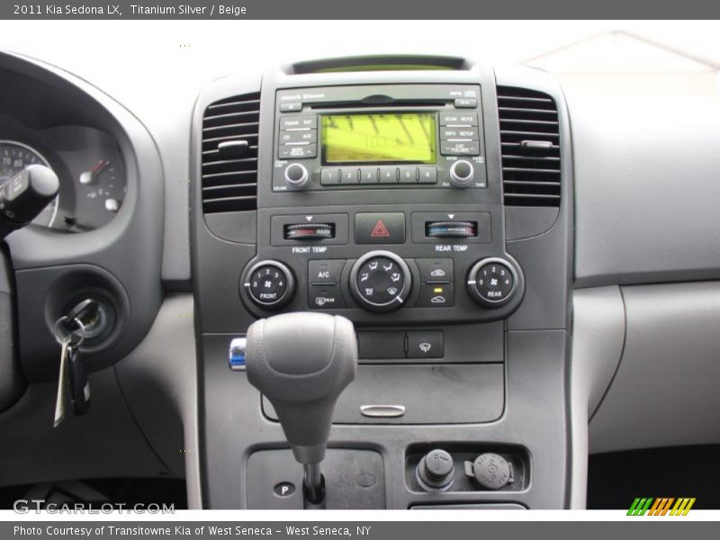 Titanium Silver / Beige 2011 Kia Sedona LX