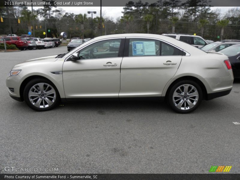 Gold Leaf / Light Stone 2011 Ford Taurus Limited