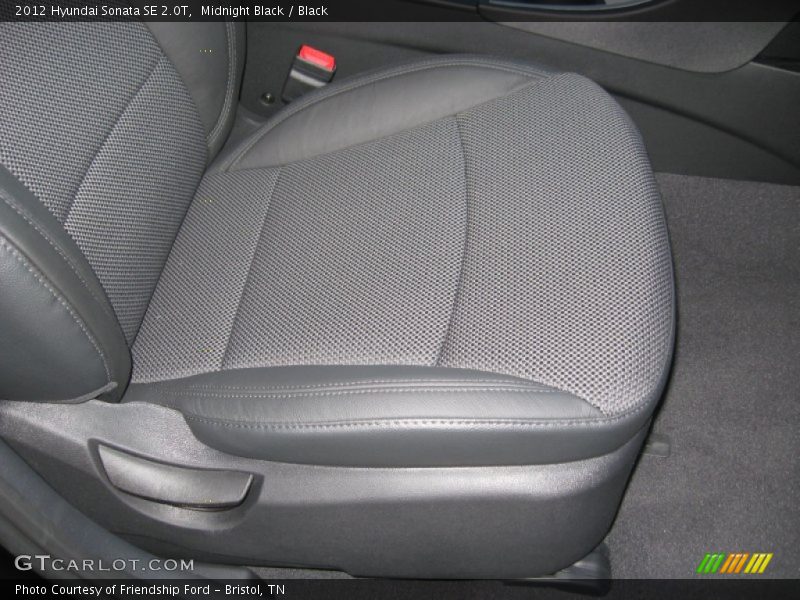 Midnight Black / Black 2012 Hyundai Sonata SE 2.0T