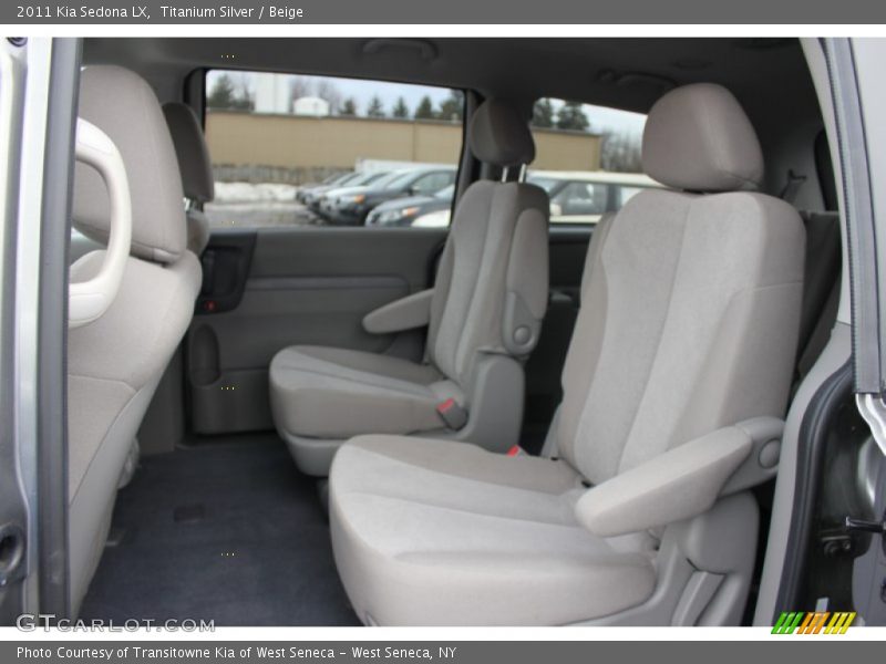 Titanium Silver / Beige 2011 Kia Sedona LX