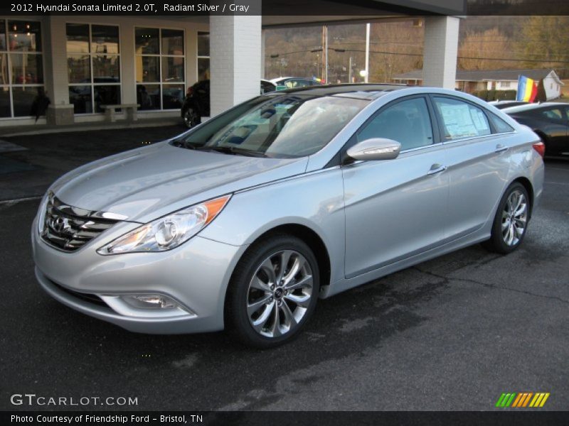 Radiant Silver / Gray 2012 Hyundai Sonata Limited 2.0T