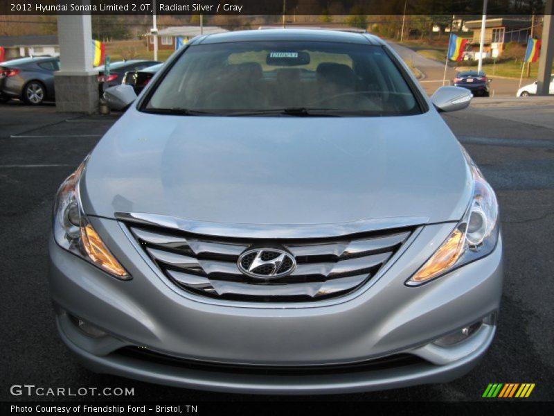 Radiant Silver / Gray 2012 Hyundai Sonata Limited 2.0T