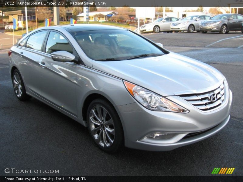 Radiant Silver / Gray 2012 Hyundai Sonata Limited 2.0T