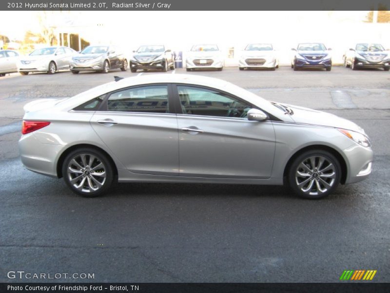 Radiant Silver / Gray 2012 Hyundai Sonata Limited 2.0T