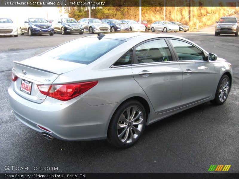 Radiant Silver / Gray 2012 Hyundai Sonata Limited 2.0T