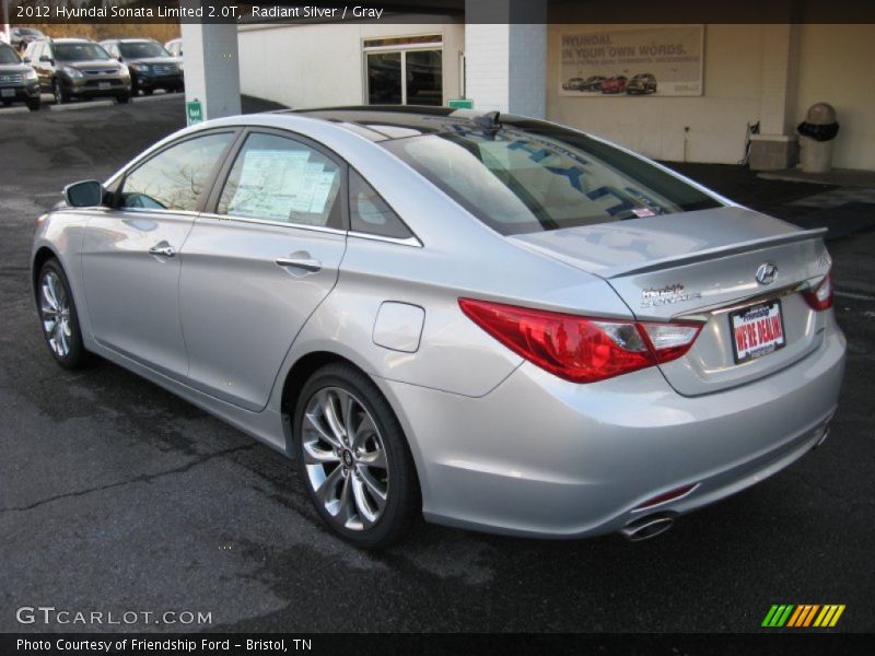 Radiant Silver / Gray 2012 Hyundai Sonata Limited 2.0T