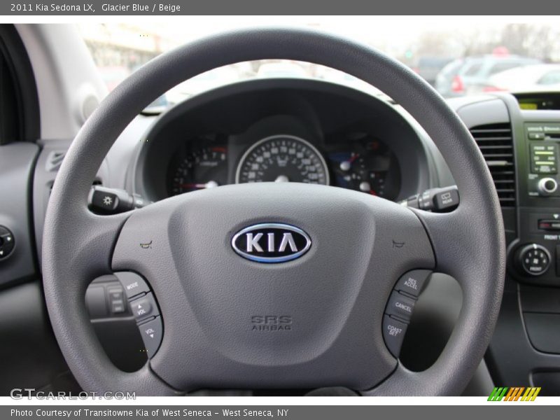 Glacier Blue / Beige 2011 Kia Sedona LX